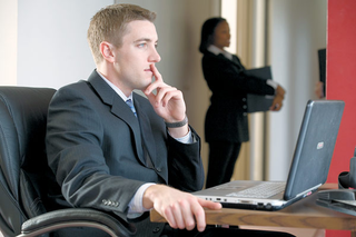 While he can sometimes rise from his office chair under his own power, Fahey said he can only do so with "great difficulty."